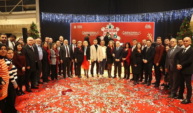 Büyükşehir ailesi yeni yılı birlikte kutladı