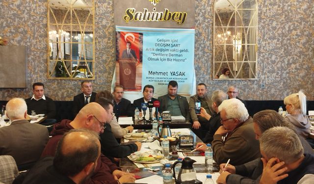 Mehmet Yasak Lokantacılar Odası’na adaylığını açıkladı: “Bu odayı esnafın evi yapacağız”