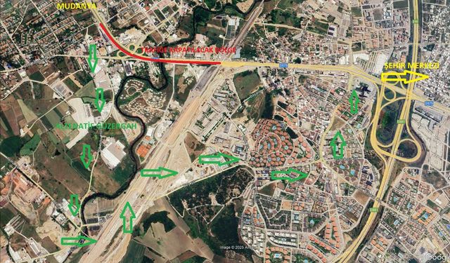 Geçit Köprüsü çalışmaları için o yol trafiğe kapatılacak