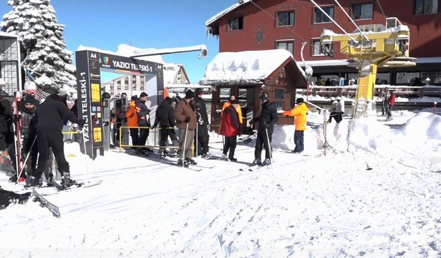 Uludağ'da sömestr hareketliliği zirveye çıktı