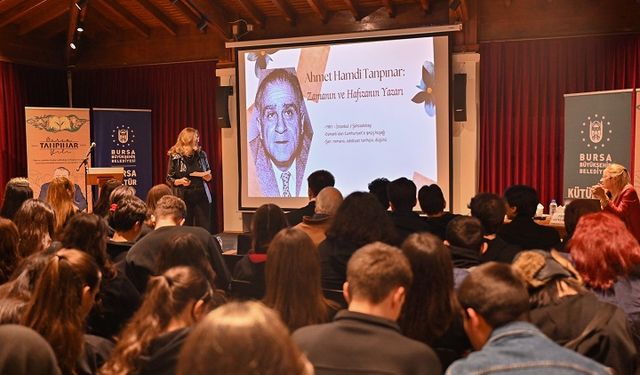 Bursa Büyükşehir Belediyesi’nden Tanpınar yılı söyleşisi: Mitlerin modern yankısı ele alındı