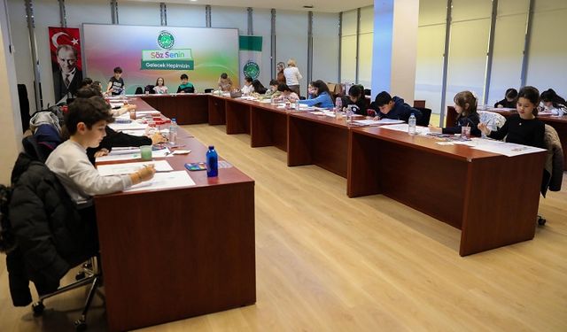 Bursa Kent Konseyi iş birliğiyle düzenlenen etkinlikte çocuklara sanat sevgisi aşılandı