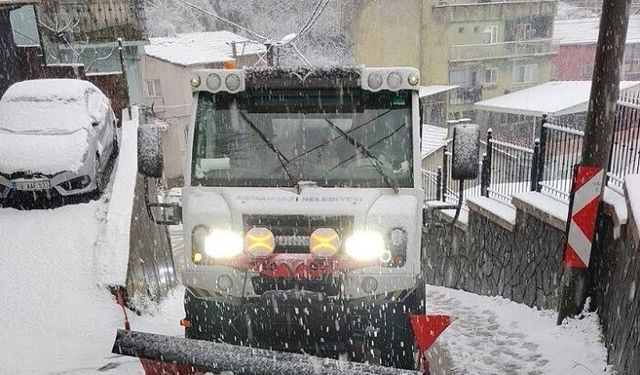 Osmangazi Belediyesi’nden kar mesaisi