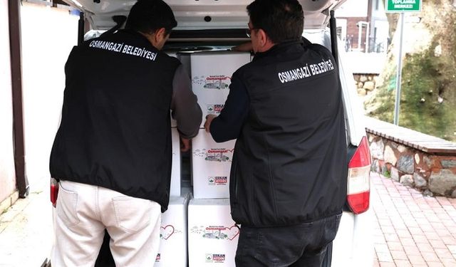 Ramazan öncesi Osmangazi’de yardımlar başladı