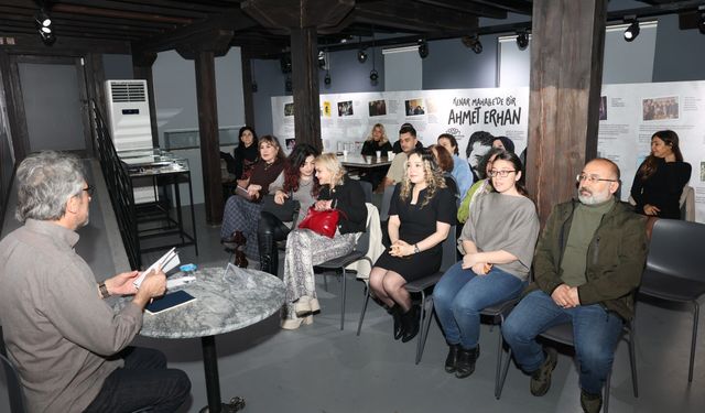 Şair Ahmet Erhan, doğum gününde Nilüfer’de özel bir sergiyle anıldı