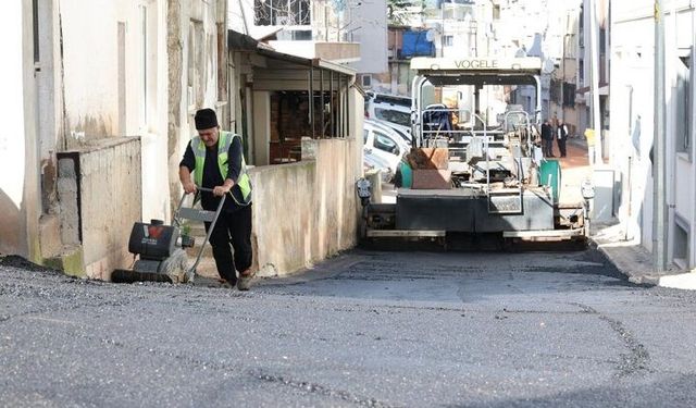 Osmangazi’de yıpranan yollar modern görünüme kavuşuyor