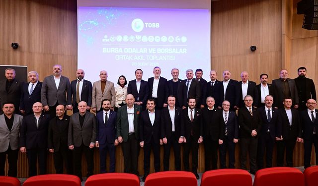 BTSO liderliğinde bursa iş dünyası ortak akıl toplantısında buluştu