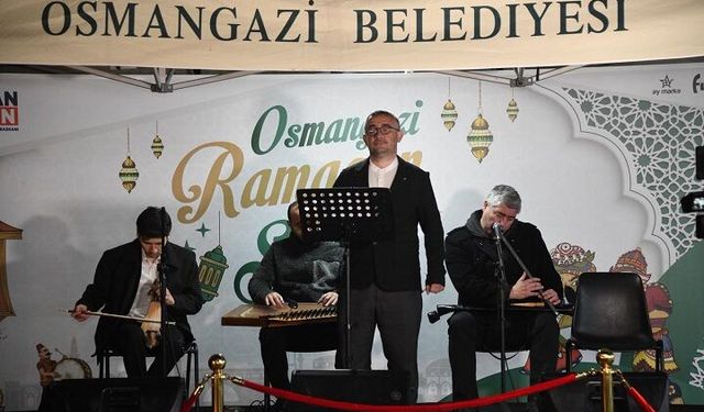 Osmangazi Ramazan Sokağı’nda maneviyat ve sanat bir arada