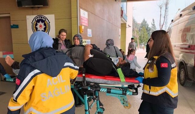 İnegöl’de kamyonet kazası