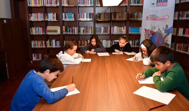 Osmangazi'nin tarihi mekanları çocukların masallarıyla yeniden keşfediliyor