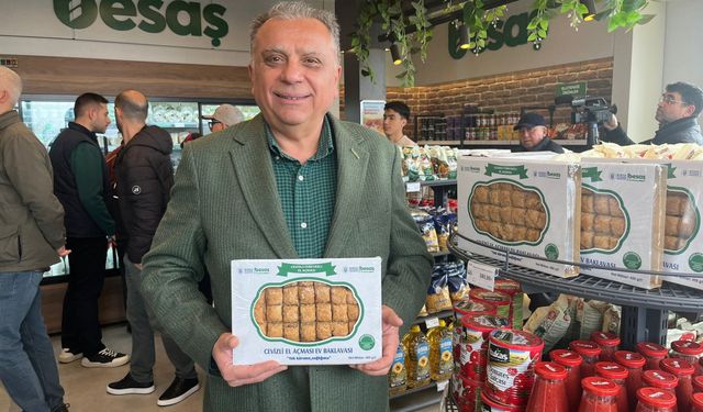 BESAŞ'tan uygun fiyata bayramlık cevizli baklava