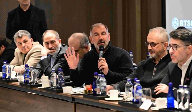BTSO yönetim kurulu Başkanı İbrahim Burkay: "Kurumların gerçek gücü fiziksel yapılar değil, birlik ve dayanışma ruhudur"