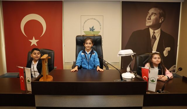 Osmangazi Belediyesi’nden çocuklara yerel yönetim bilinci