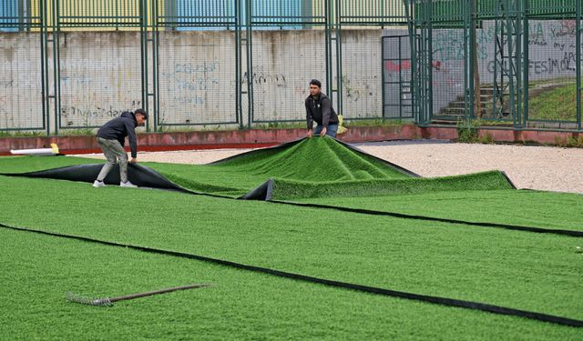 Bağlarbaşı spor tesisleri yenileniyor