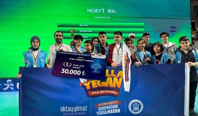 Yıldırımlı minik bilim insanları Türkiye şampiyonu oldu