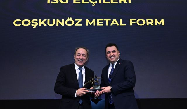 Coşkunöz Metal Form’a MESS İş Güvenliği Yarışmasında Ödül