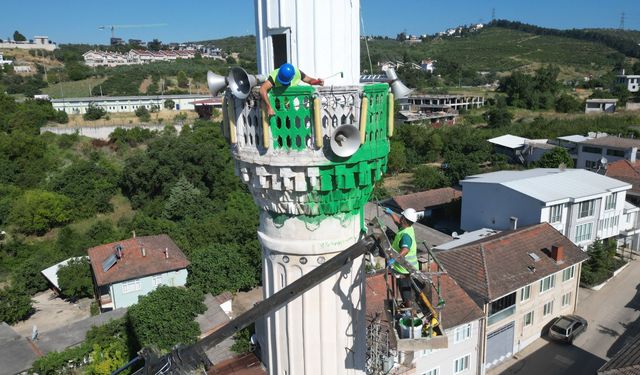 Bursa'da Büyükşehir'den camilere bakım desteği