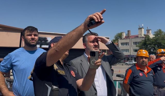 Başkan Vekili Biba, yangın yerinde