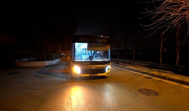 Bursa'da gece seferleri devam ediyor