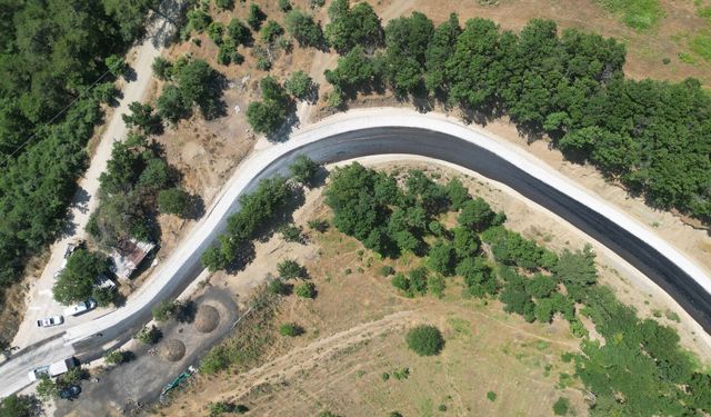 Bursa'da ulaşım konforunu artıran yol çalışması tamamlandı