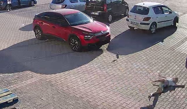 Bursa'da feci kaza güvenlik kamerasında
