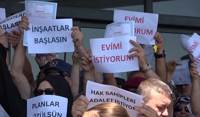 Bursa'da 4 bin aile evleri için ses yükseltti
