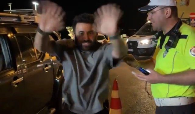 Bursa'da alkolmetre sonucu sürücüyü sevince boğdu