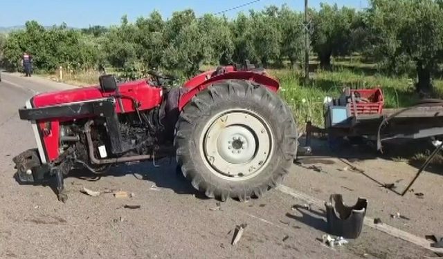 Bursa'da traktör kazası: 2 yaralı