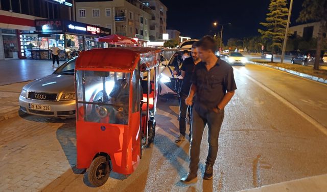 Bursa'da alkollü triportör sürücüsü 192 bin para cezası yedi