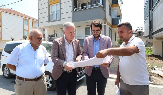 İnegöl Belediyesi’nden yeni mahalleye 64 araçlık otopark