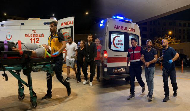 Kavgada şişeyle yaralandı, tüfeğiyle geri dönüp ateş açtı: 2 yaralı