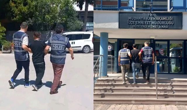 Aranan 7 şahıs Mudanya'da yakalandı