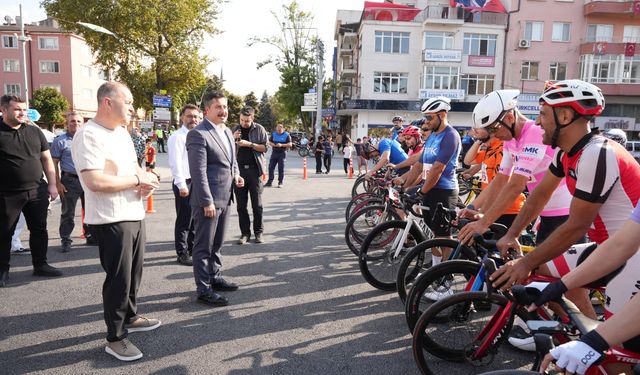 Yenişehir'de bisiklet yarışları nefes kesti