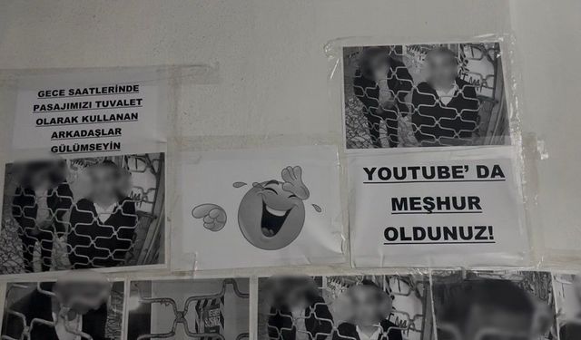 Bursa'da pasaj sahibinden ‘ibretlik' çözüm: Tuvaletini yapanların fotoğrafını tek tek duvara astı