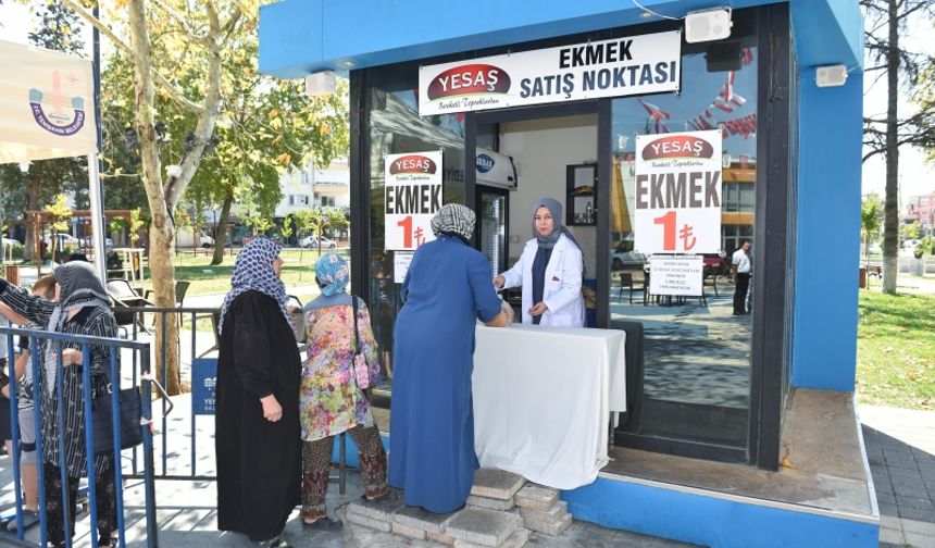 YENİŞEHİR'DE EKMEK 1 LİRADAN SATILMAYA BAŞLANDI