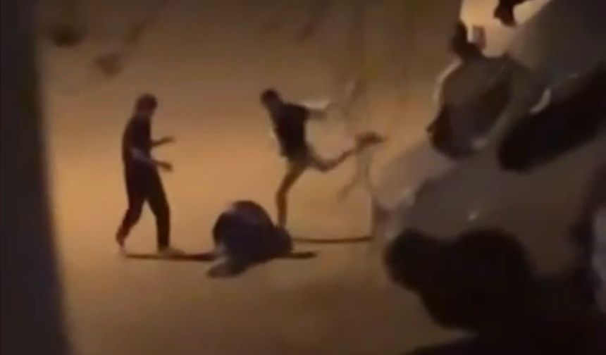 Bursa'da, bayıltana kadar dövdüler, o anlar kamerada