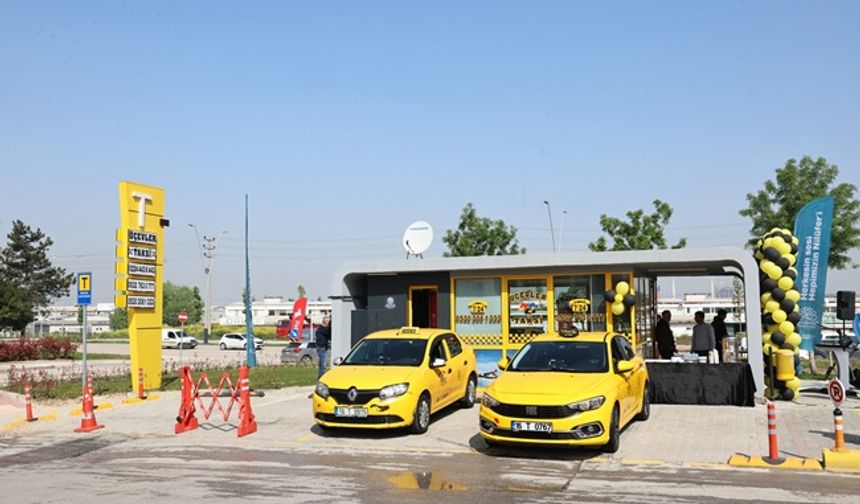 Bursa'nın yeni taksi durağı hizmete açıldı