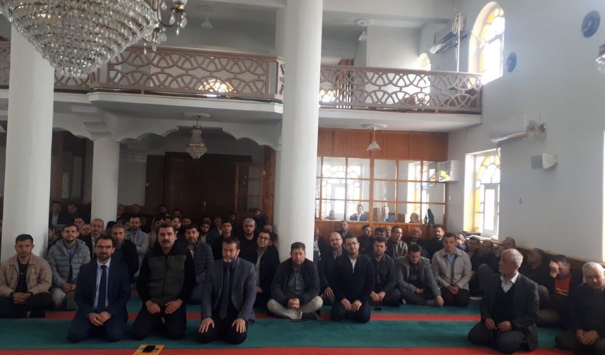 Orman yangınlara karşı cami cemaati bilgilendirildi