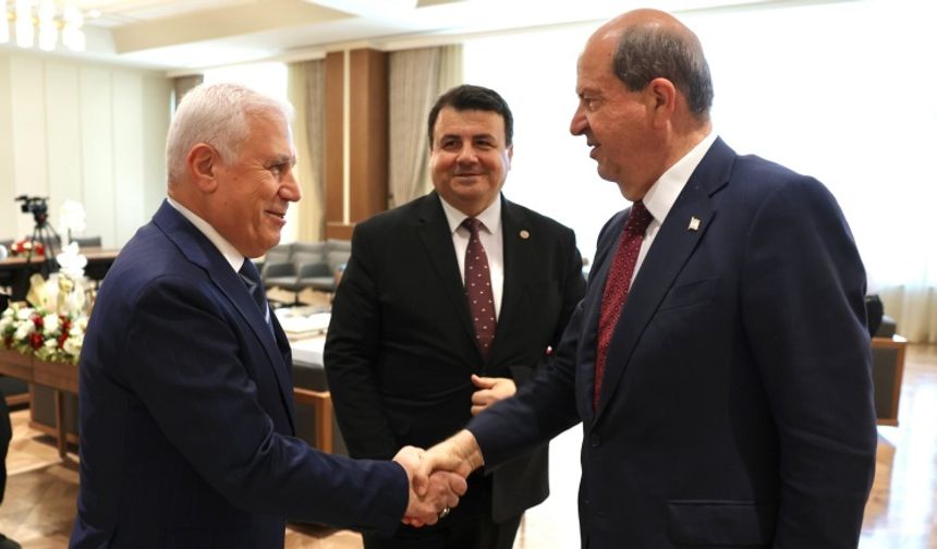 Başkan Bozbey’den KKTC Cumhurbaşkanı Tatar’a ziyaret