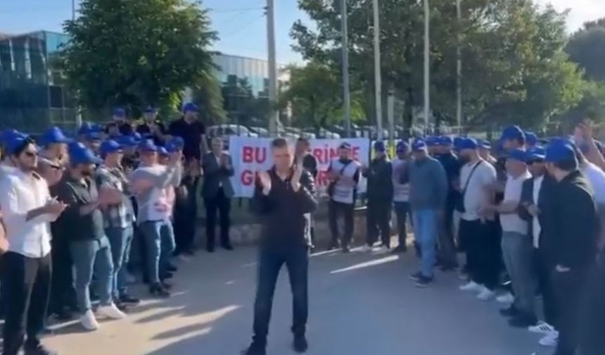 Bursa'da işçiler maaş ve yan haklarda anlaşamayınca o fabrikada üretim durdu