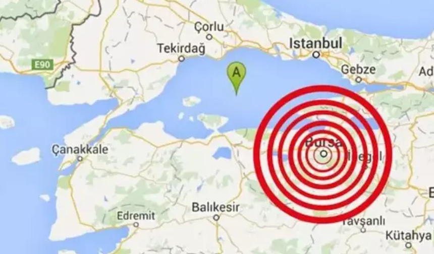 Bursa’da deprem!