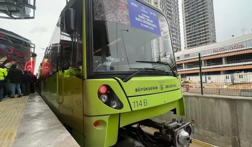 Bursa'da yapımı süren metroyla ilgili müjde