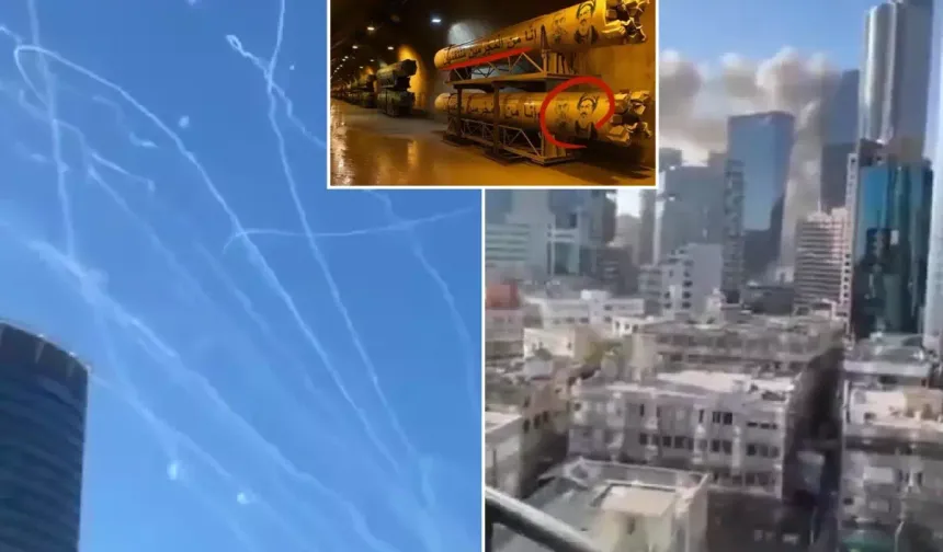 İran, Tel Aviv'i böyle vurdu! Füzelerde dikkat çeken detay