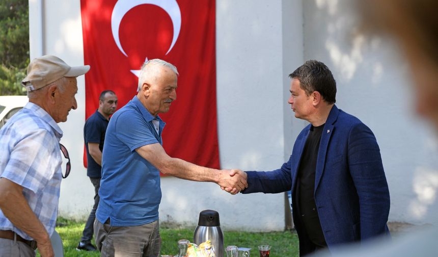 Başkan Aydın, mahalle buluşmalarını sürdürüyor