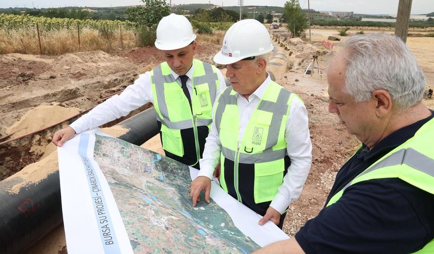 Barajlar boşalmıştı, Bursa'nın su sorunu çözülüyor