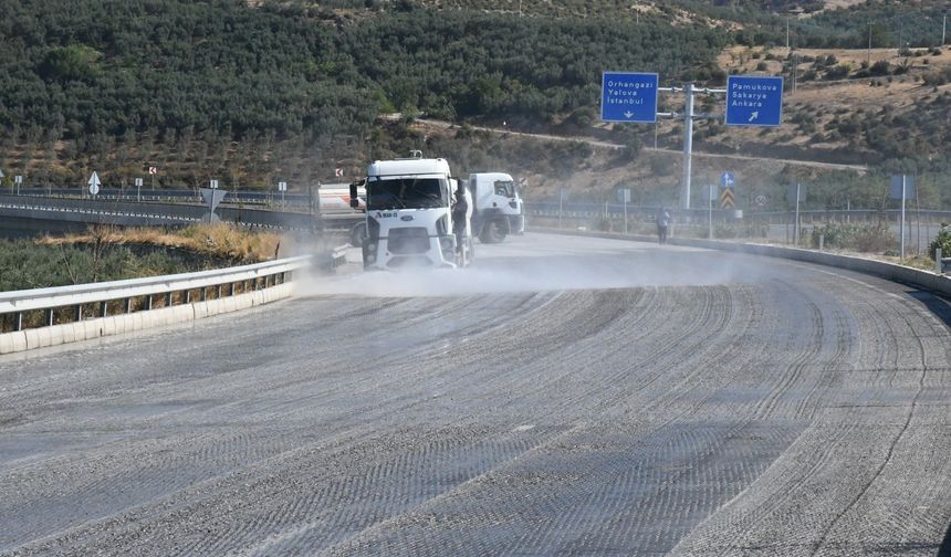 İznik çevre yolunda son dokunuş