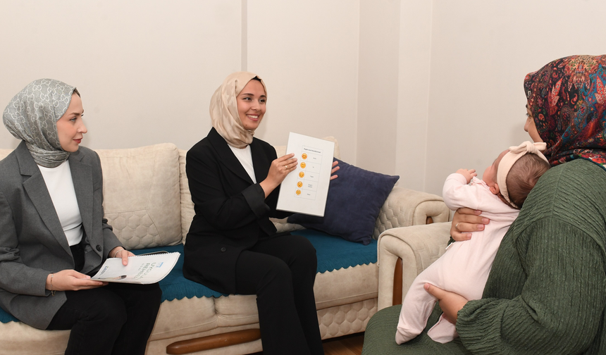 Osmangazi Belediyesi yeni doğum yapan annelerin yanında