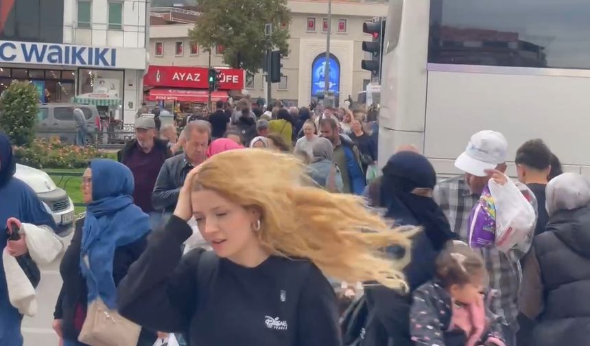 Bursalılar ayakta durmakta zorlandı