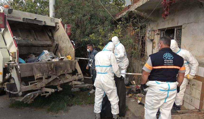 Yalnız yaşayan adamın evinde korkunç manzara