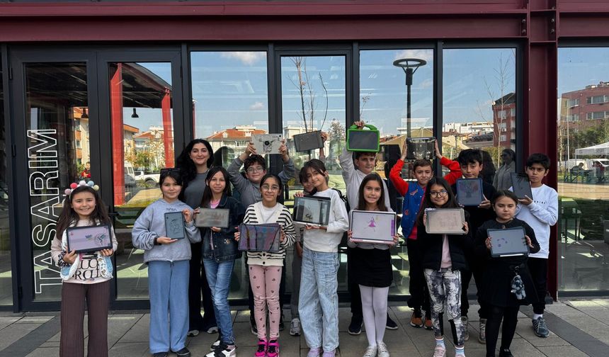 Nilüfer’de çocuklar animasyonun temellerini öğrendi